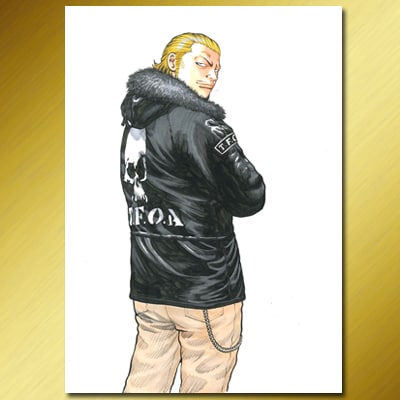 クローズ」「WORST」河内鉄生の複製原画、高橋ヒロシサイン入りで発売