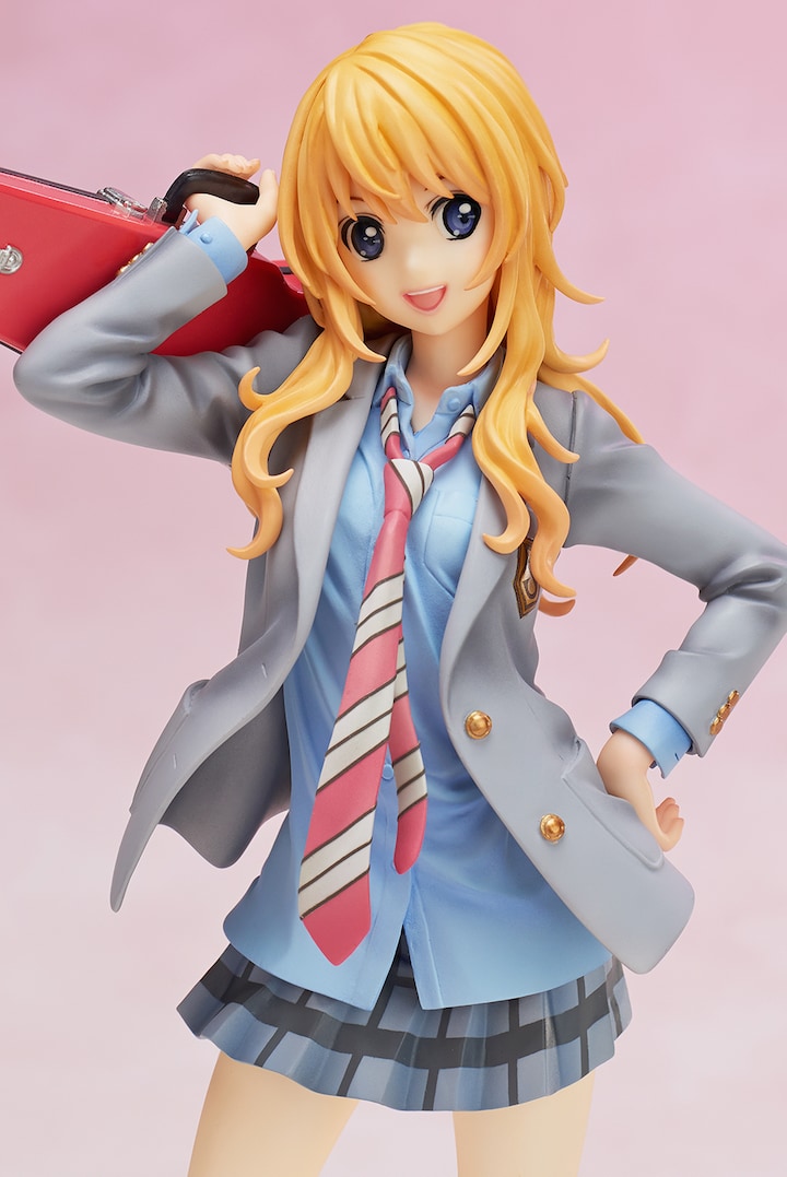 四月は君の嘘」宮園かをりのフィギュア、描き下ろし色紙など豪華グッズ