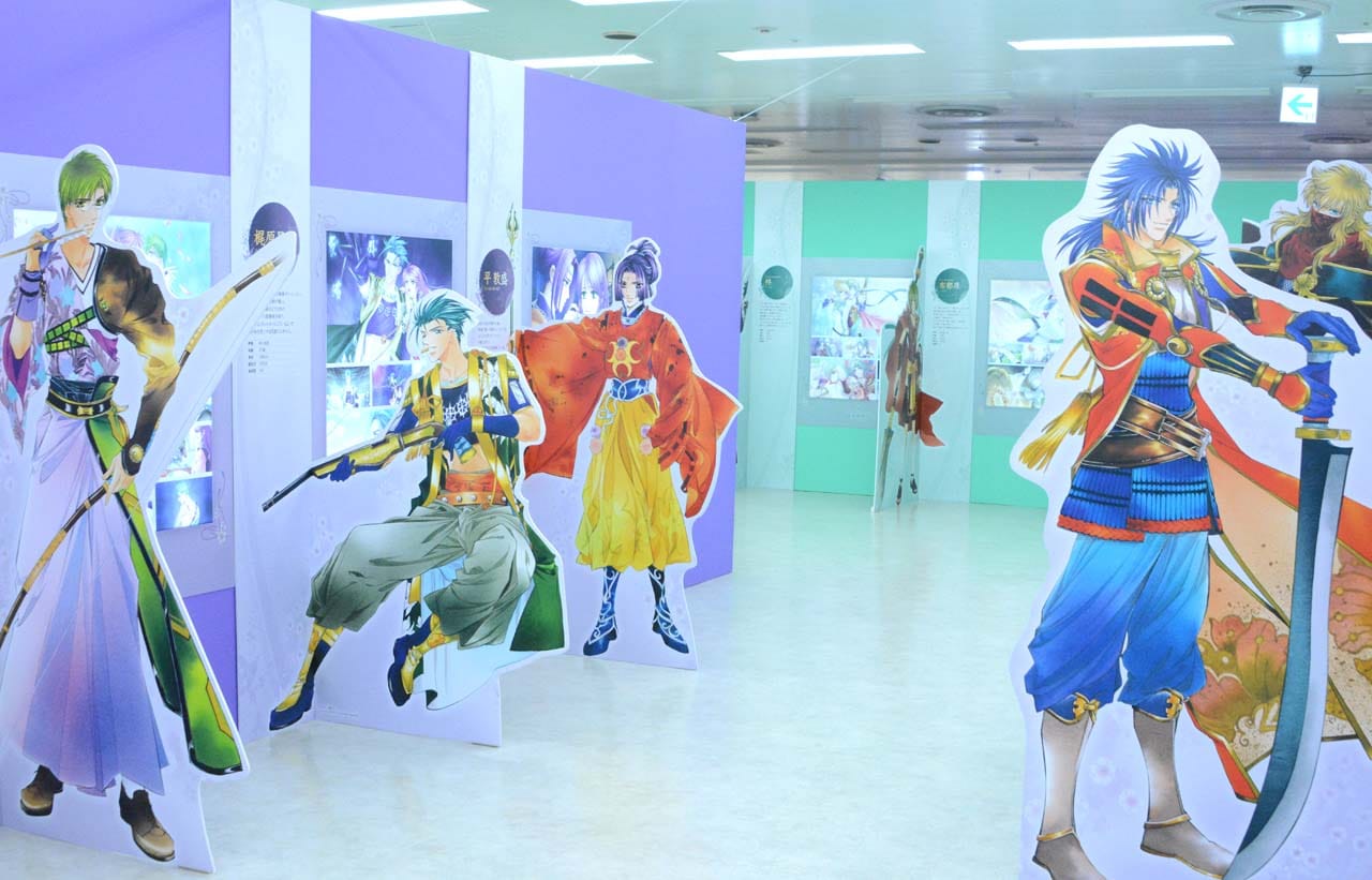 遙かなる時空の中で」展が明日から、歴代の“八葉”48人がずらりと勢揃い