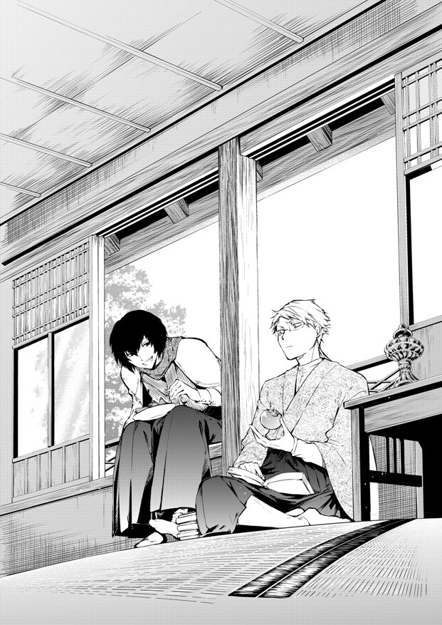 文スト」が大分の国木田独歩館とコラボ、描き下ろしイラストなど展示