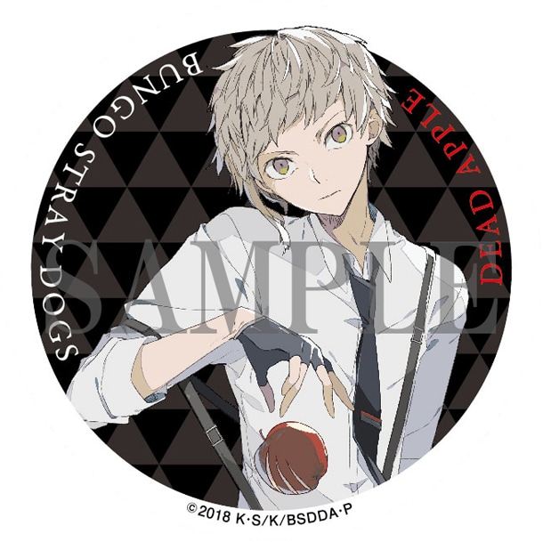 劇場前売り券第3弾の購入者に配布される、春河35描き下ろしの中島敦缶