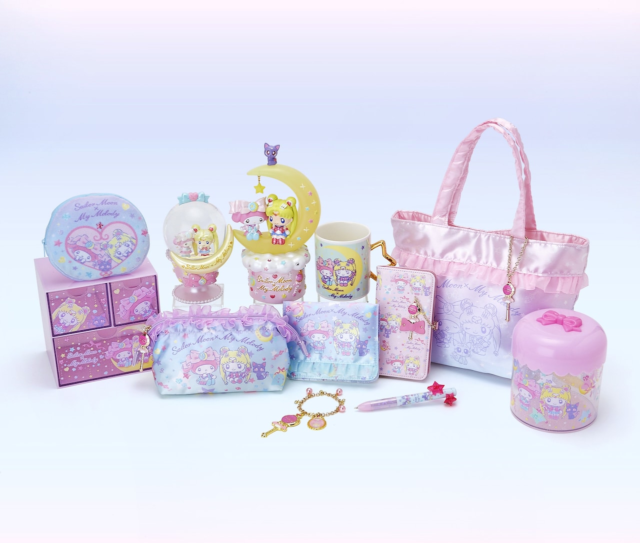 セーラームーン×マイメロ、コラボグッズ第2弾にライトやスノーグローブ