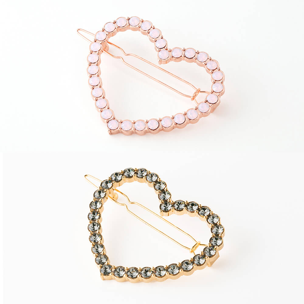 シュガシュガルーン」のショコラのハートの髪飾りを再現したヘア