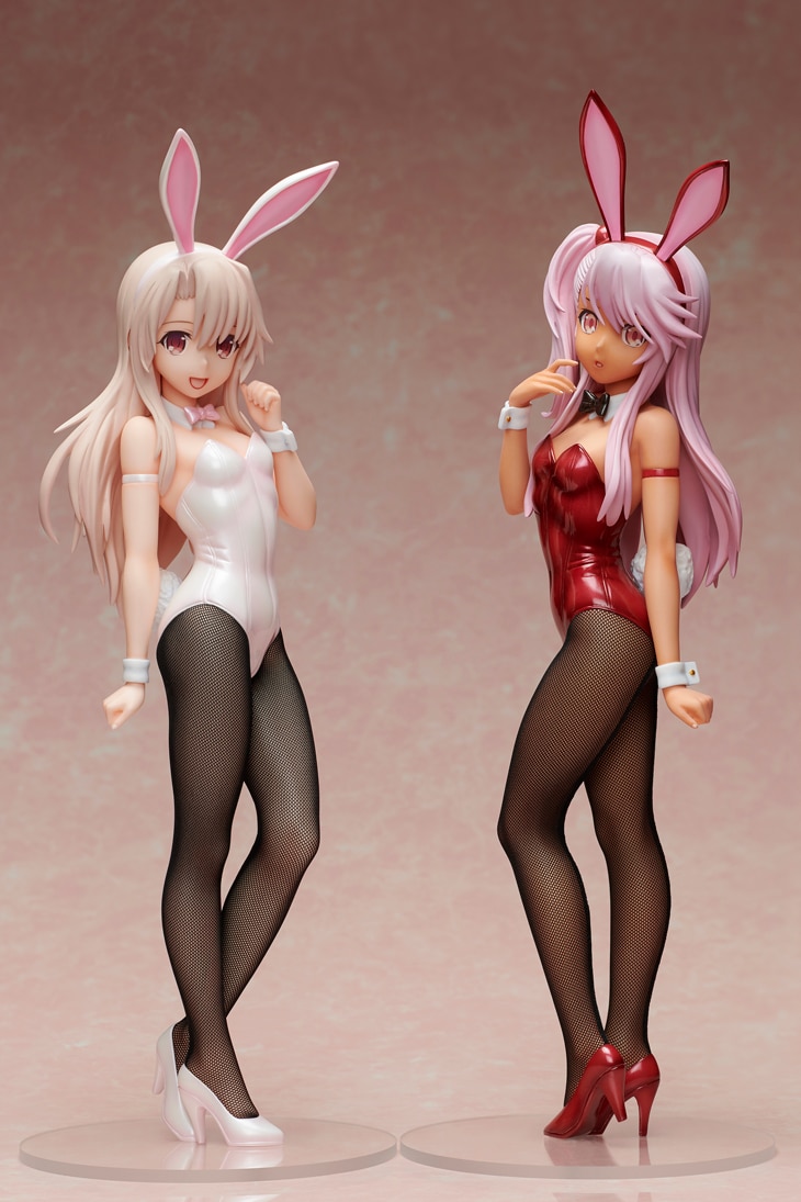 プリズマ☆イリヤ」イリヤとクロエのバニーフィギュアが1/4スケールで