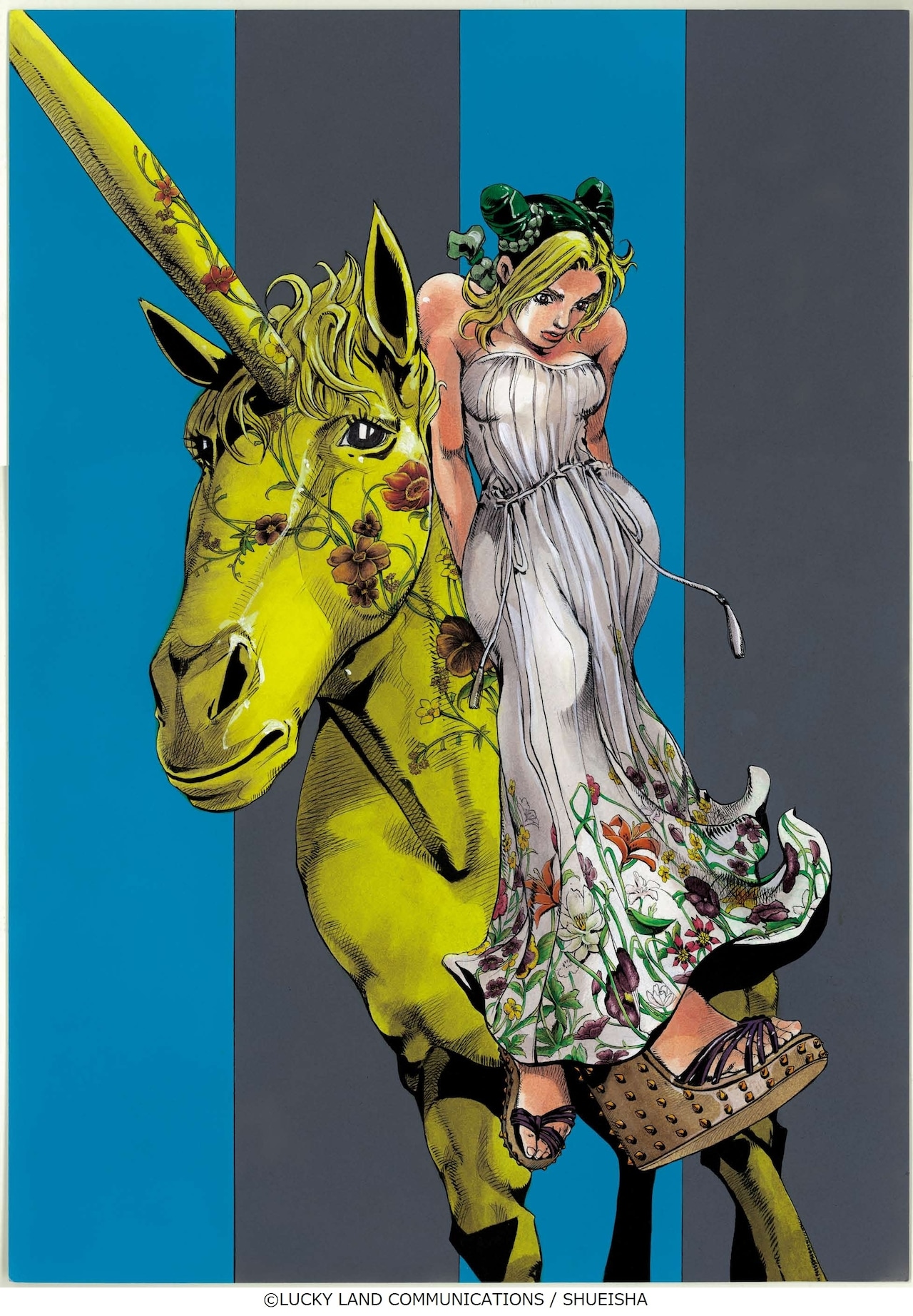 ジョジョ」が全世界70店舗超のGUCCI直営店ウィンドウに - コミックナタリー