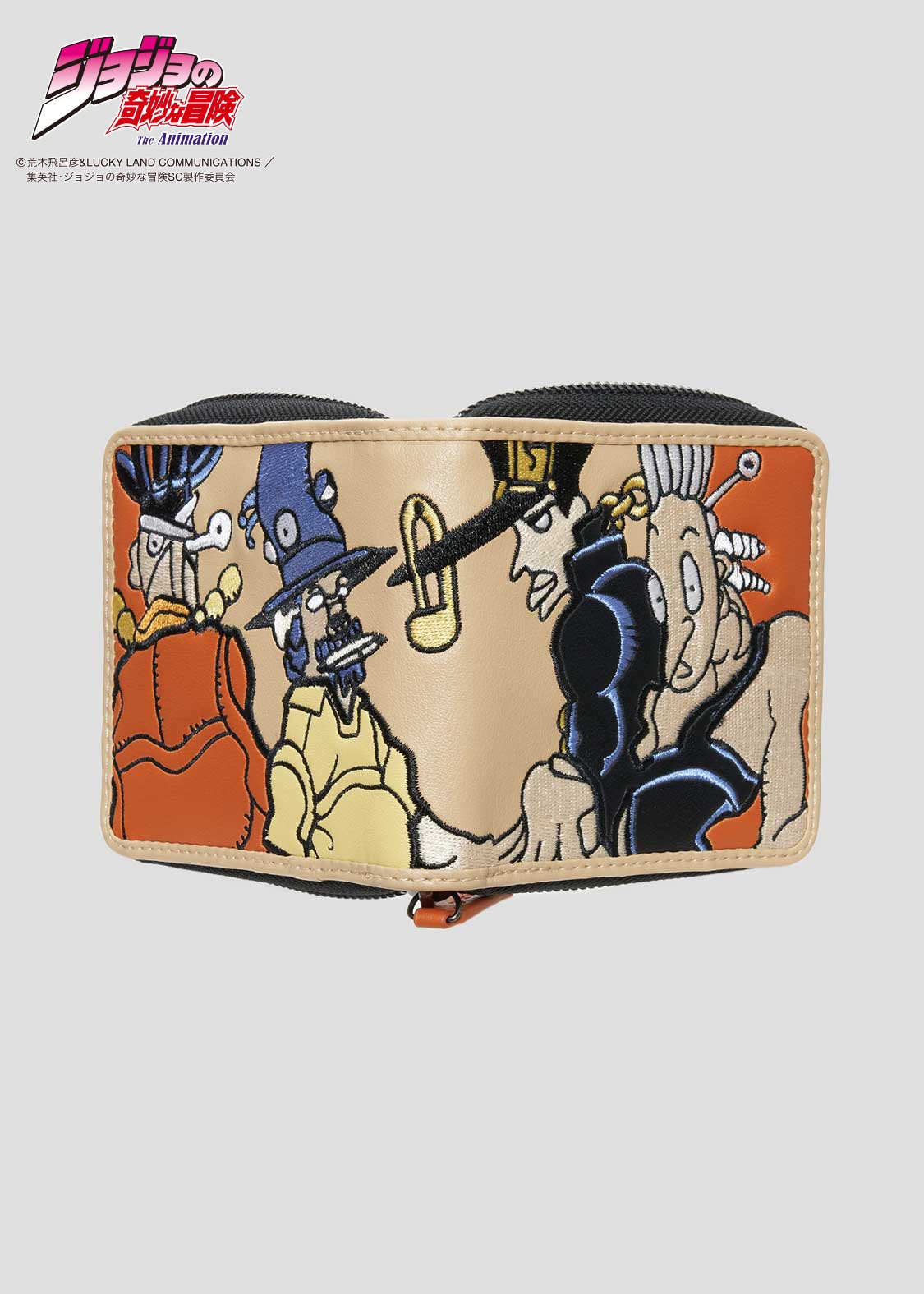 オインゴ・ボインゴ兄弟｜ジップウォレット」 (c)荒木飛呂彦&LUCKY