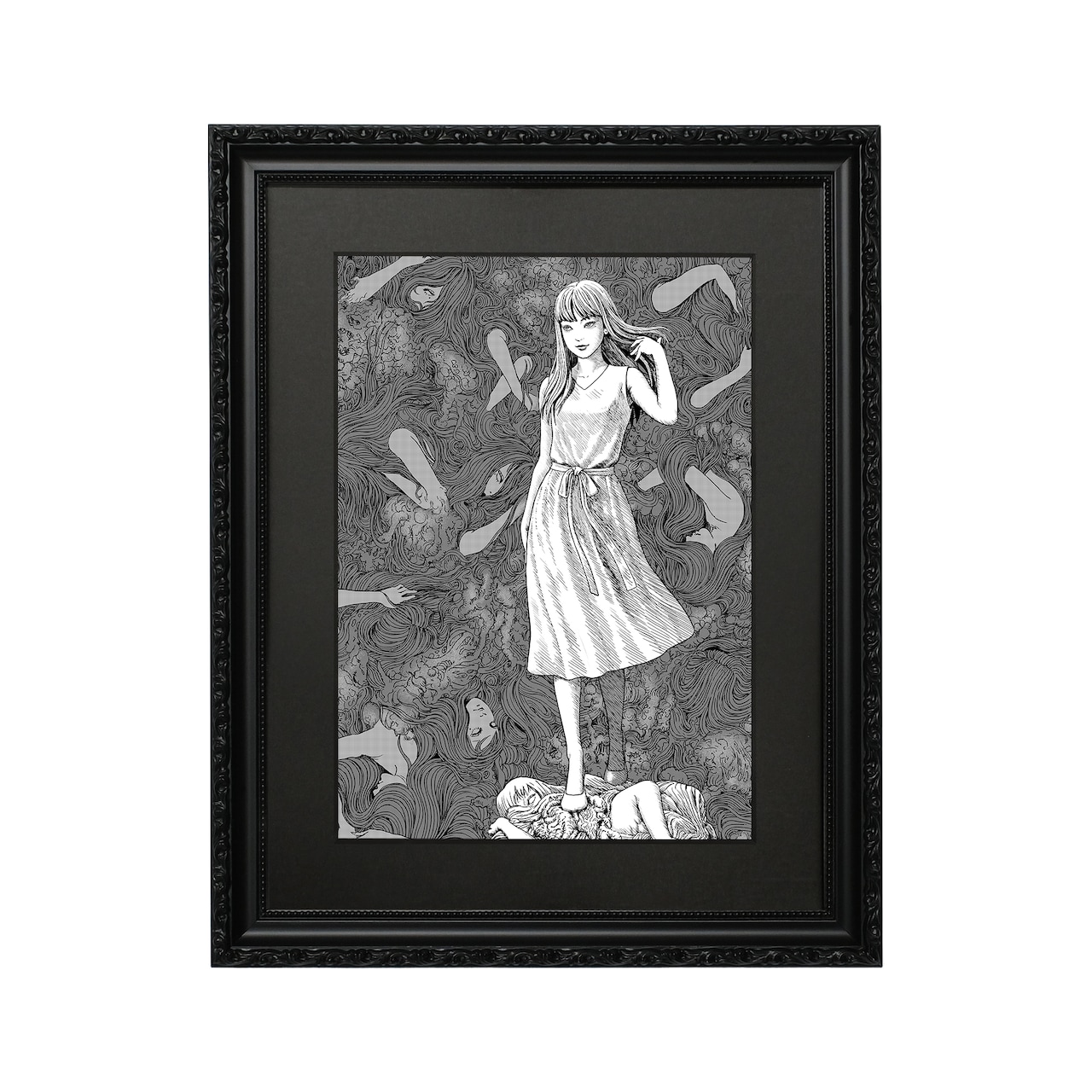 受注商品「複製版画 伊藤潤二×藤本圭紀 『富江』 コラボレーション