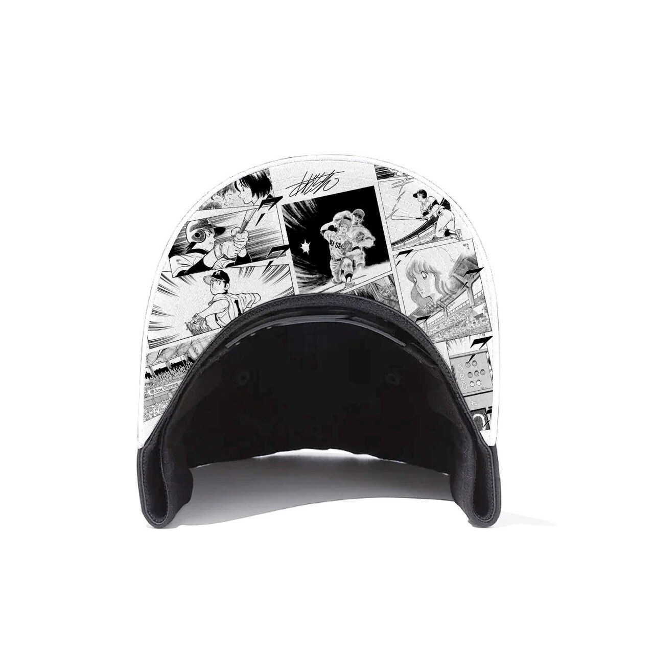 あだち充展」とNew Eraのコラボキャップ (c)あだち充／小学館 [画像