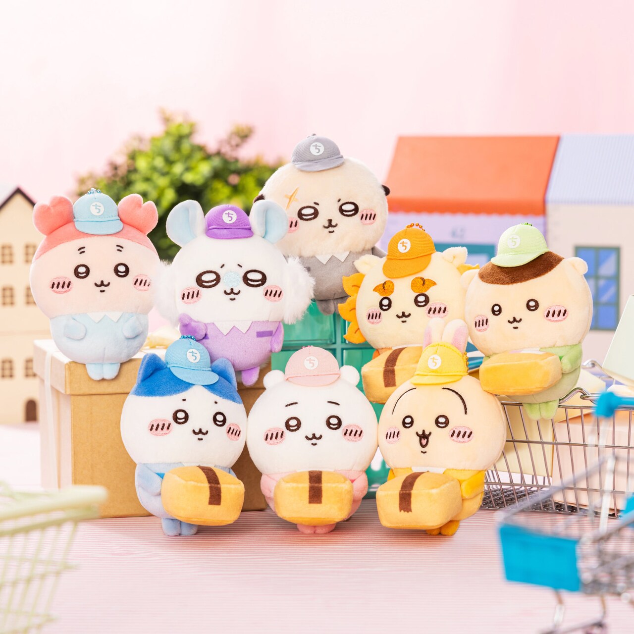 ちいかわマーケットが5周年、配達員の服を着たちいかわたちの