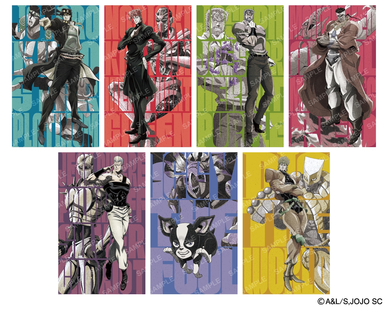 ジョジョの奇妙な冒険コラボ限定トラベルステッカー付き おすすめ彩り5