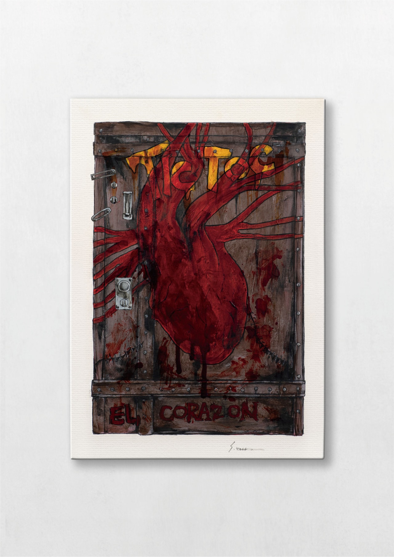 ドロヘドロ『扉』キャンバスアート 心」 [画像ギャラリー 3/7