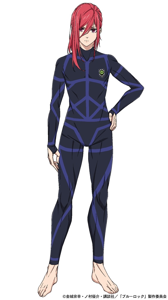 千切豹馬（CV：斉藤壮馬）。中性的な顔立ちの美少年。“とある理由