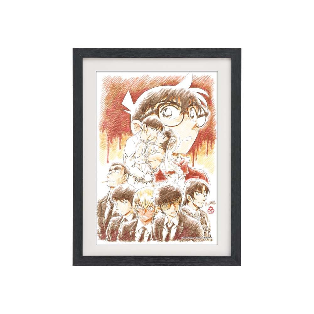 劇場版賞の劇場版「名探偵コナン ハロウィンの花嫁」額入りアート