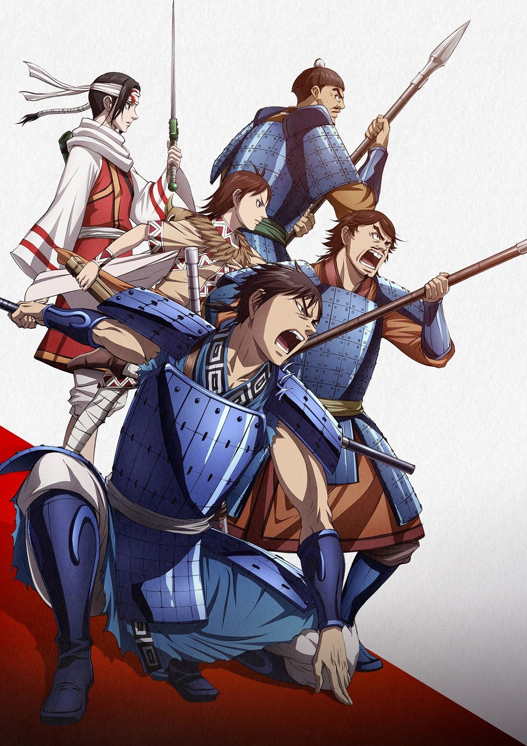 アニメ「キングダム」第5シリーズ“SIDE飛信隊”キービジュ公開、信たち