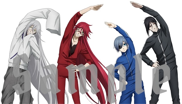 劇場版「黒執事」前売り券でセバスチャン、シエル、グレル、葬儀屋が