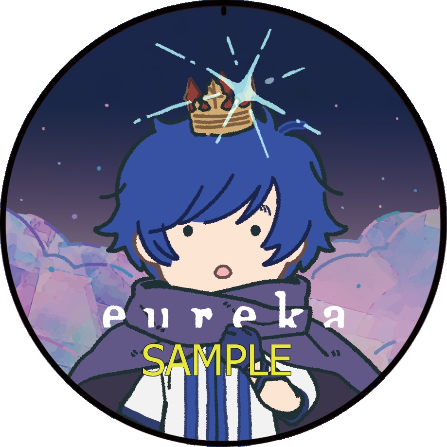 そらる「ユーリカ」アニメイト購入者特典のキャラクター缶バッジ