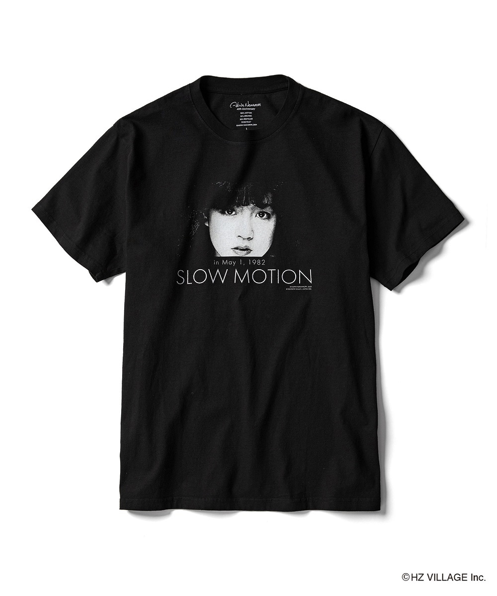 中森明菜「スローモーション」Tシャツ（BLACK） [画像・動画ギャラリー