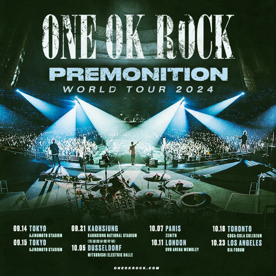 ONE OK ROCK、過去最大規模のワールドツアー開催 - 音楽ナタリー