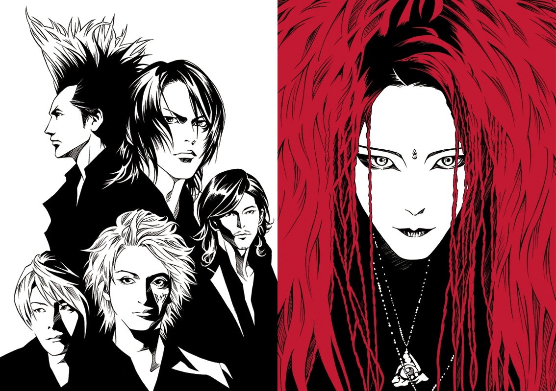 上條淳士の画業40周年を記念してBUCK-TICK、櫻井敦司、hideとのコラボT