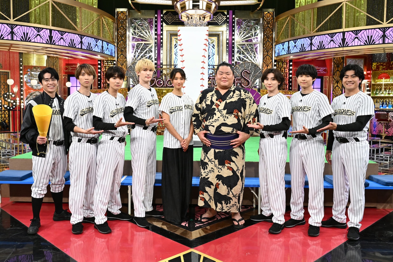 SixTONESと菜々緒が畳の上で一発芸大会、ジェシーは渾身の“菜々緒