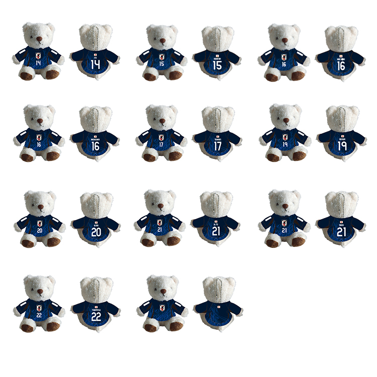 SALE】プレーヤーズベアキーホルダー2024(SAMURAI BLUE) STADIUM LINE