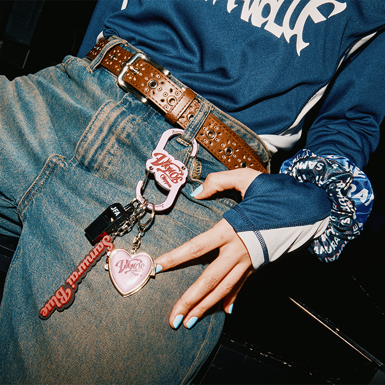 ミラーキーホルダー(SAMURAI BLUE) INNOCENT LINE | JFA STORE | 日本