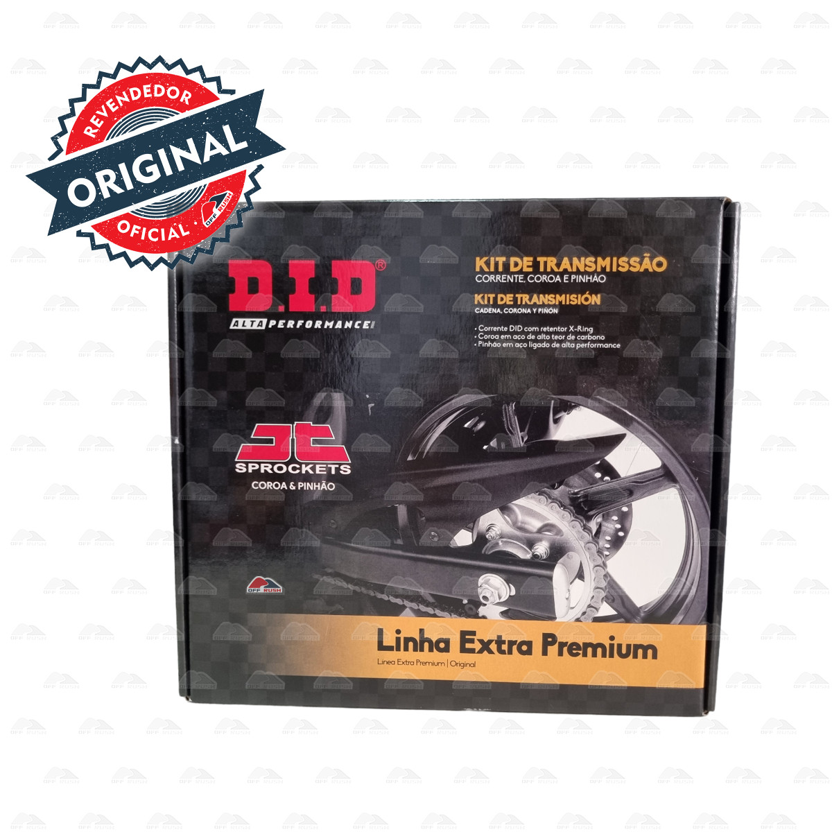 KIT TRANSMISSÃO C/ RETENTOR DID - HONDA NC750X 43/17T - (520VO-114ZB)