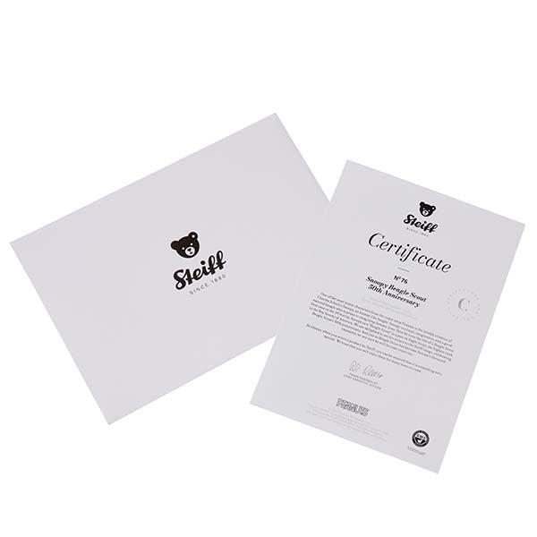 スヌーピー シュタイフぬいぐるみ (ビーグル・スカウト/50周年記念モデル)