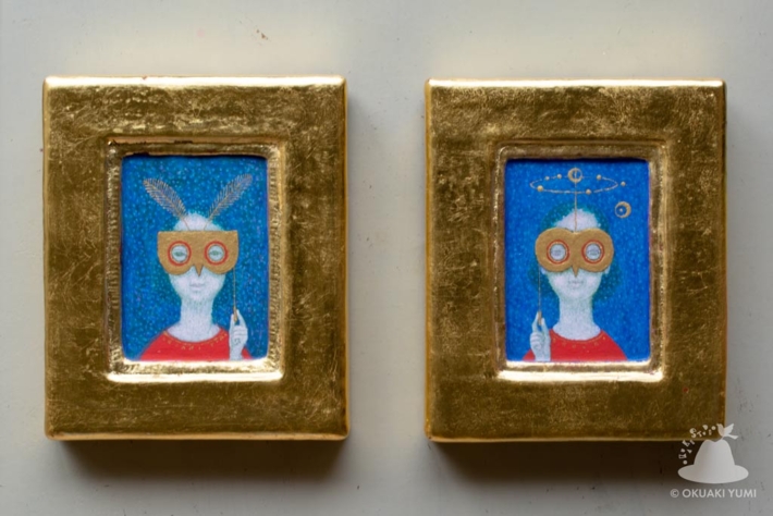 作品 no.6 “鳥の仮面の訪問者”と“宇宙からの訪問者” | OKUAKI STUDIO