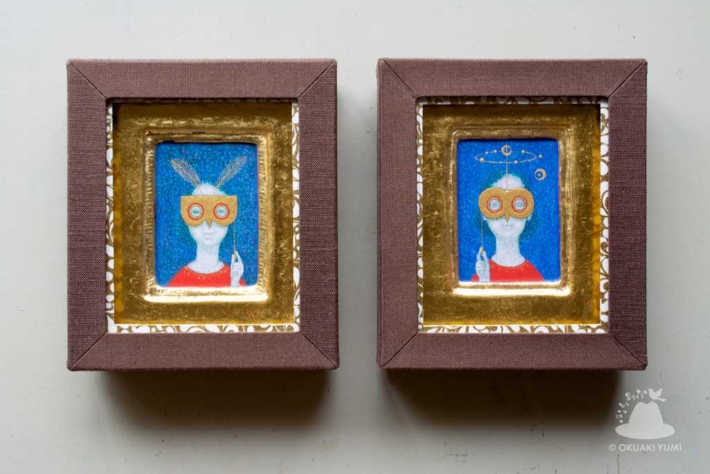 作品 no.6 “鳥の仮面の訪問者”と“宇宙からの訪問者” | OKUAKI STUDIO
