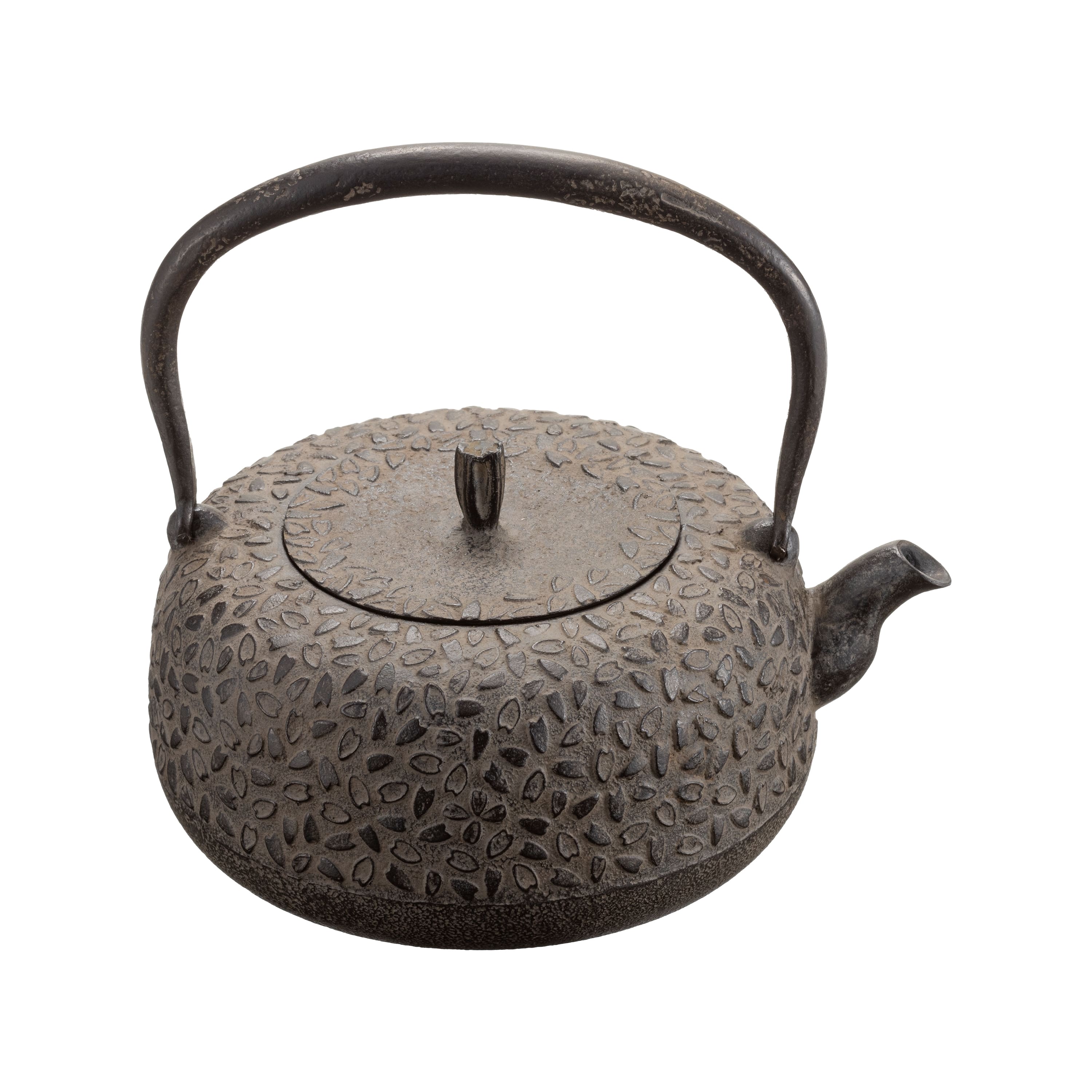 鉄瓶 平丸正形桜 1.2L| 南部鉄器の老舗 及源鋳造 OIGEN 公式オンライン