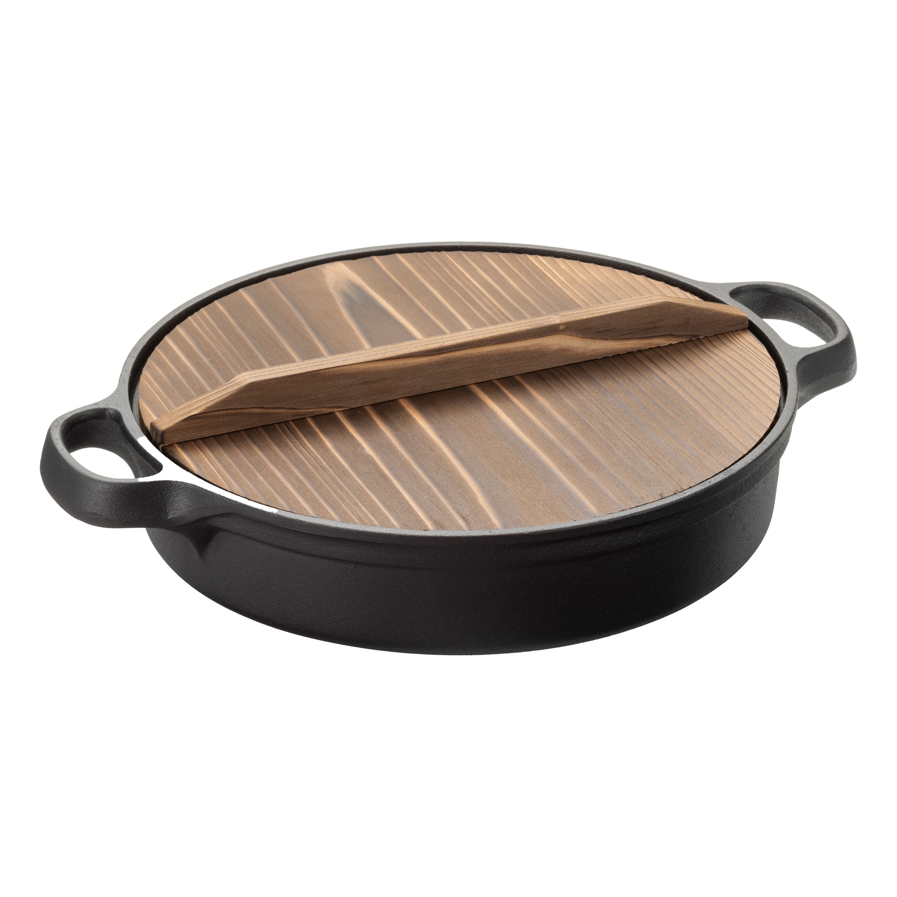 すき焼ぎょうざ兼用鍋 26cm | 南部鉄器の老舗 及源鋳造 OIGEN 公式