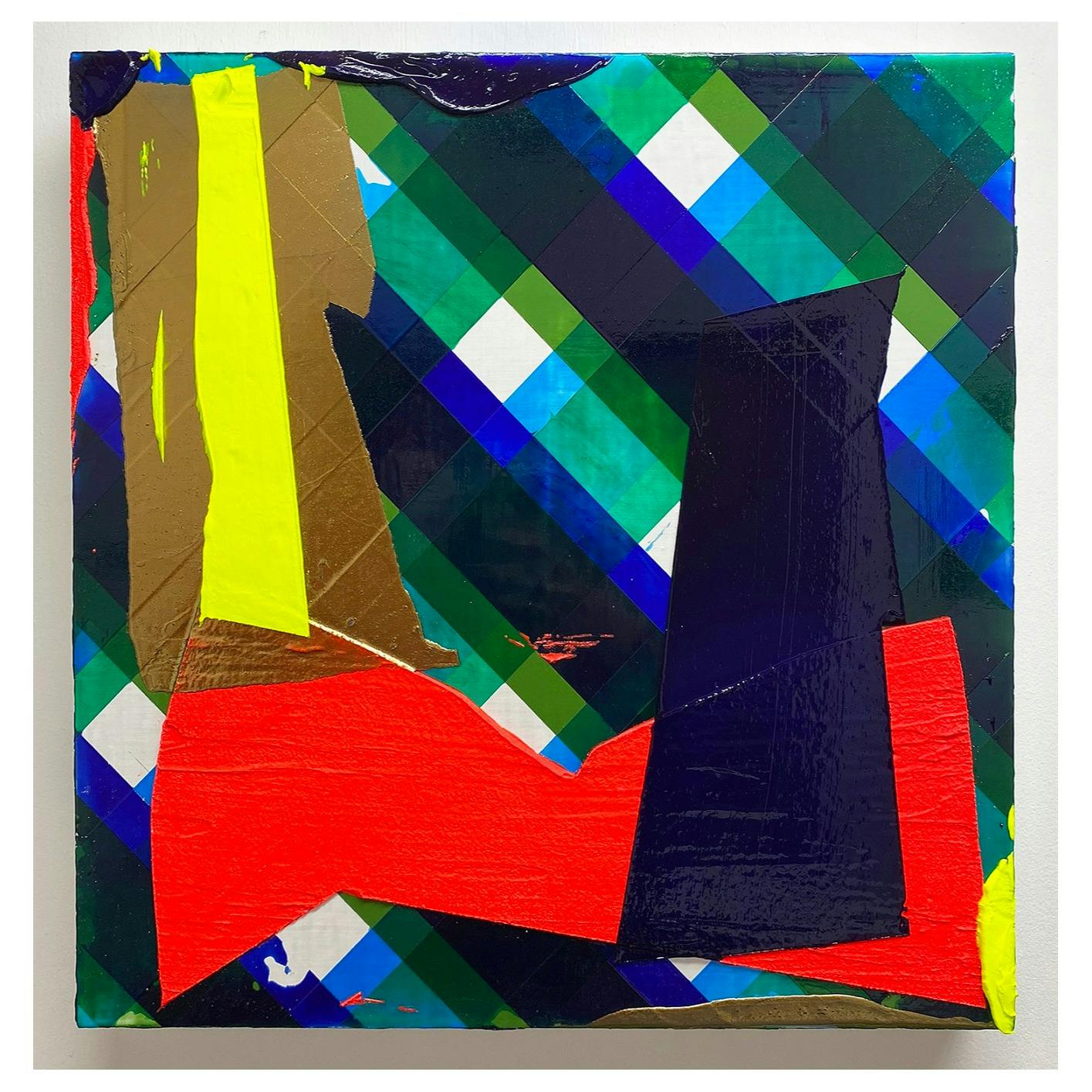 outline（check#138）：松岡柚歩 | OIL - 現代アート・絵画の販売・通販