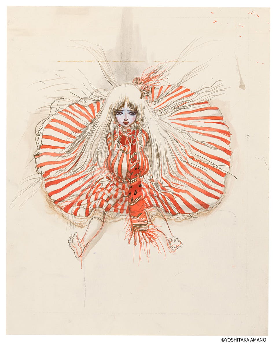 新品／限定100部☆ 天野喜孝サイン入 天使のたまご イメージボード集