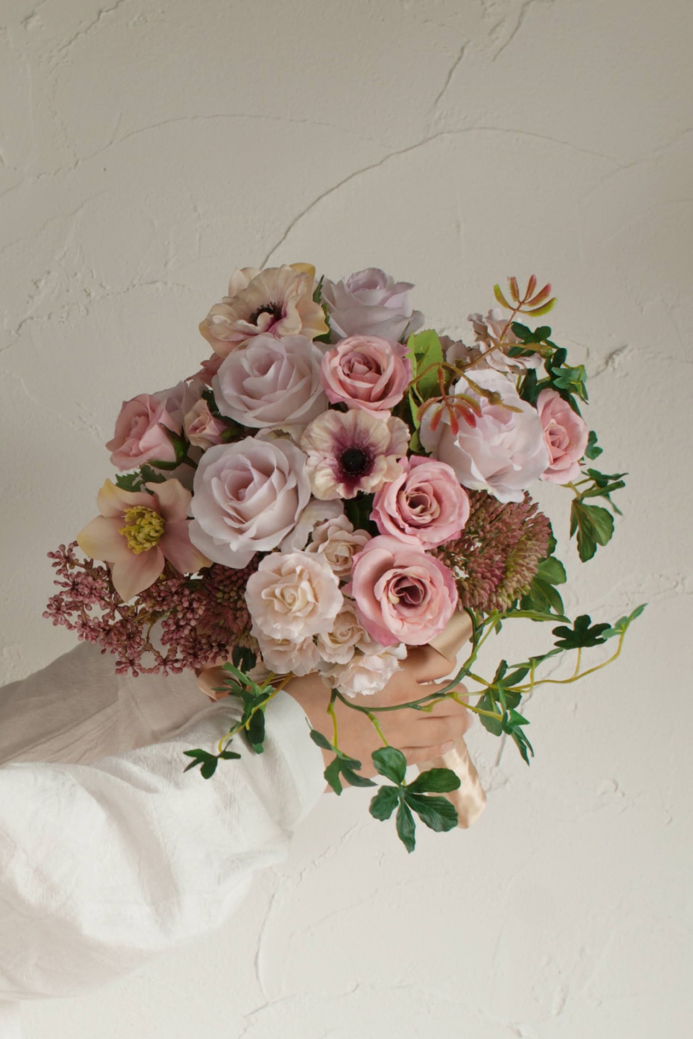 宅配商品】【アーティフィシャルフラワー】Shabby-Sweet くすみピンク