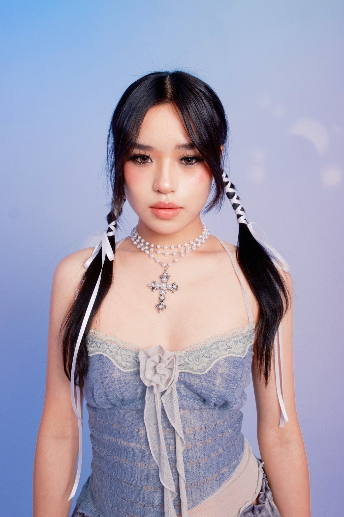 PEARL CROSS NECKLACE – OHTNYC