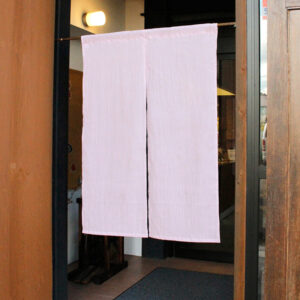 縮のれん 十二布 縞 黒 | IONOストア - 小千谷縮を独自に改良した麻の