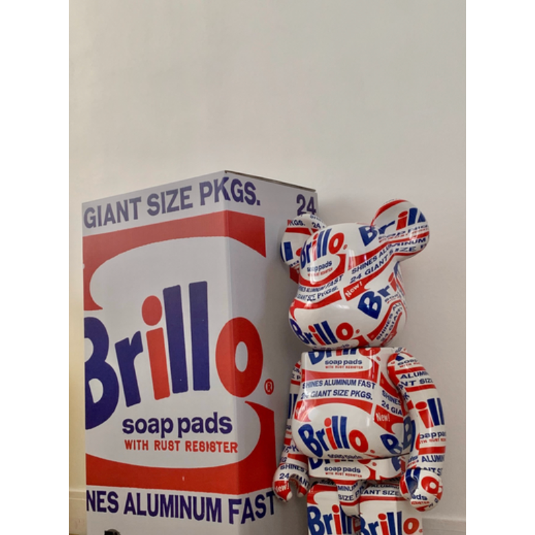 Be@rbrick 1000% Andy Warhol Brillo – Pop Art Collector | Medicom