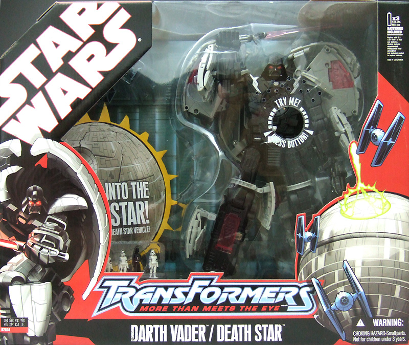 ダース・ベイダー/デス・スター スターウォーズトランスフォーマー