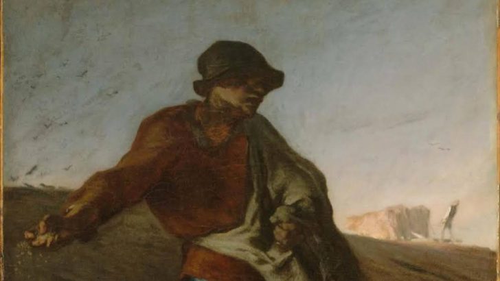 ミレーの「種をまく人」ってどんな絵？ゴッホも描いたって本当