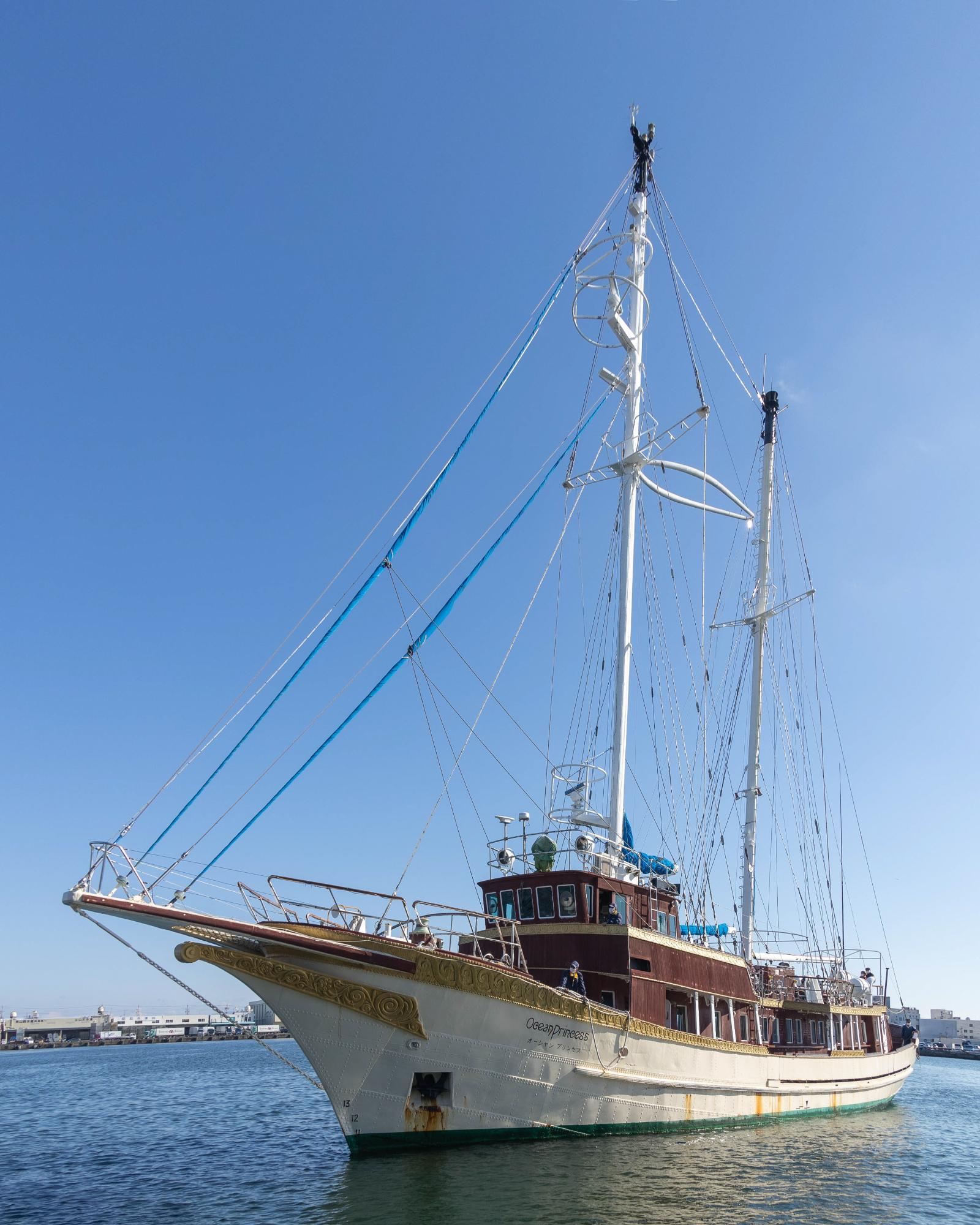 11/5(土)・11/6(日) 帆船「オーシャンプリンセス」、 11/19(土) 帆船