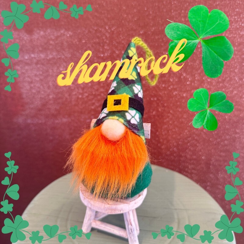 幸福を届ける♪ ケルトの伝説 シャムロック・レプラコーン 吊り下げ