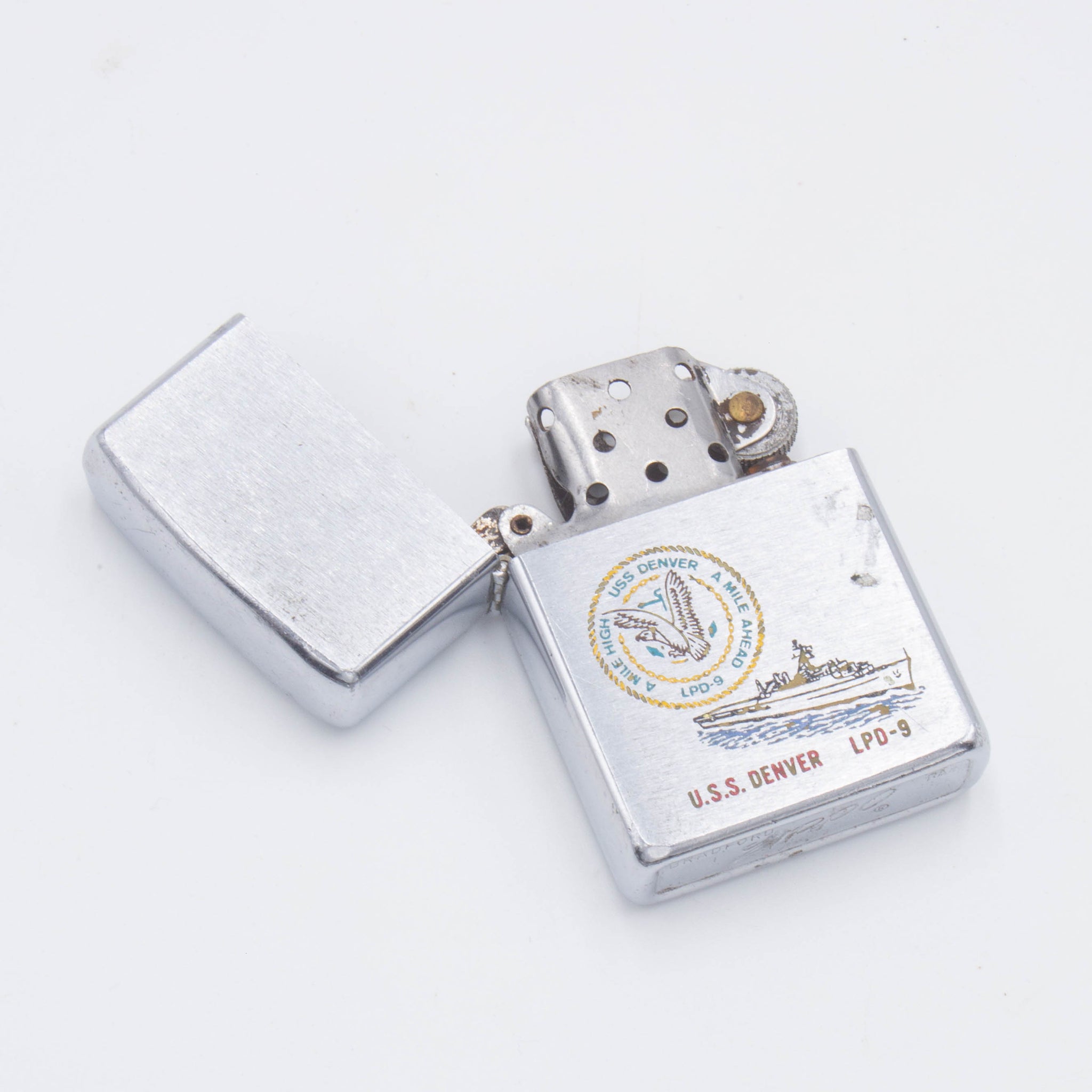 1973 Vietnam War USS Denver LPD-9 Commemorative Zippo Lighter