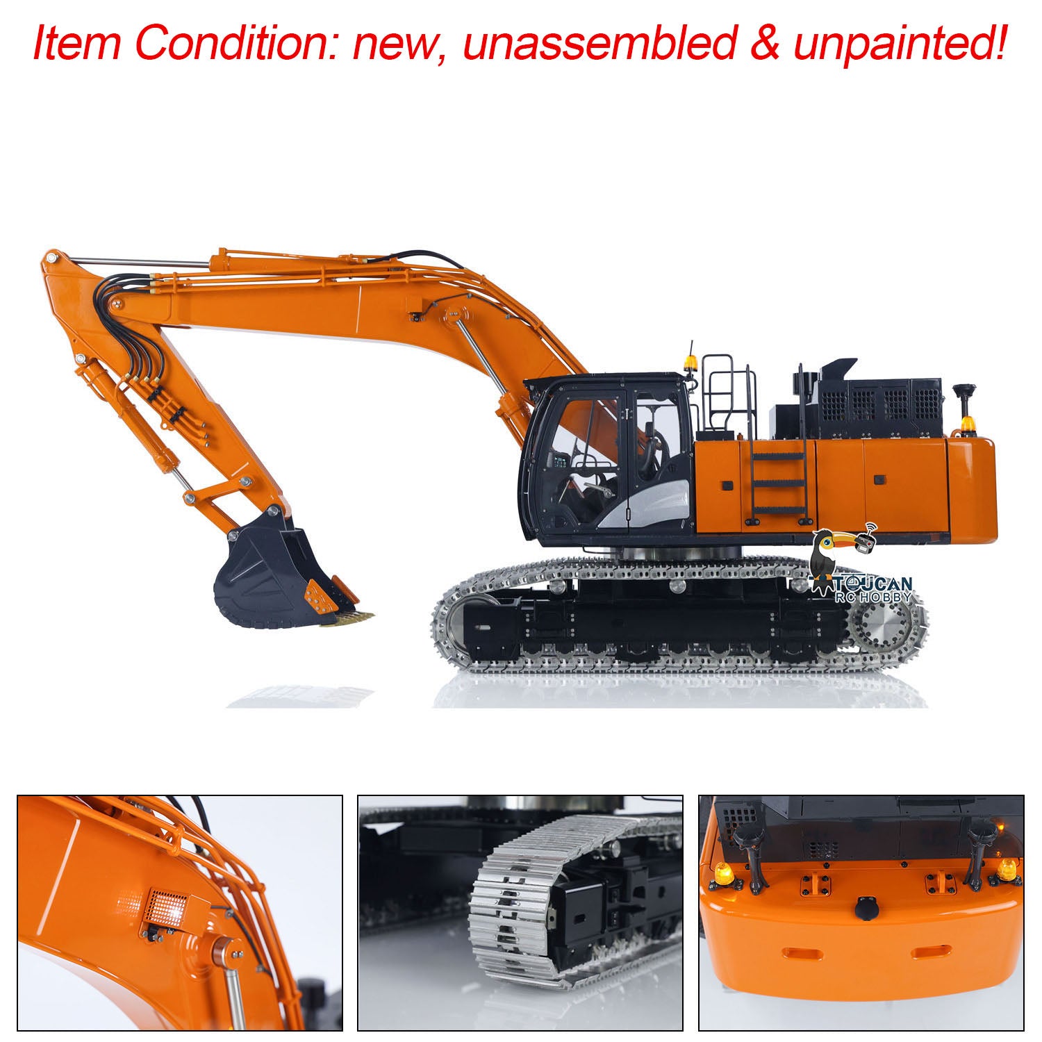 90% Metal LESU Aoue ZX490 1/14 Remote Control Hydraulic Excavator