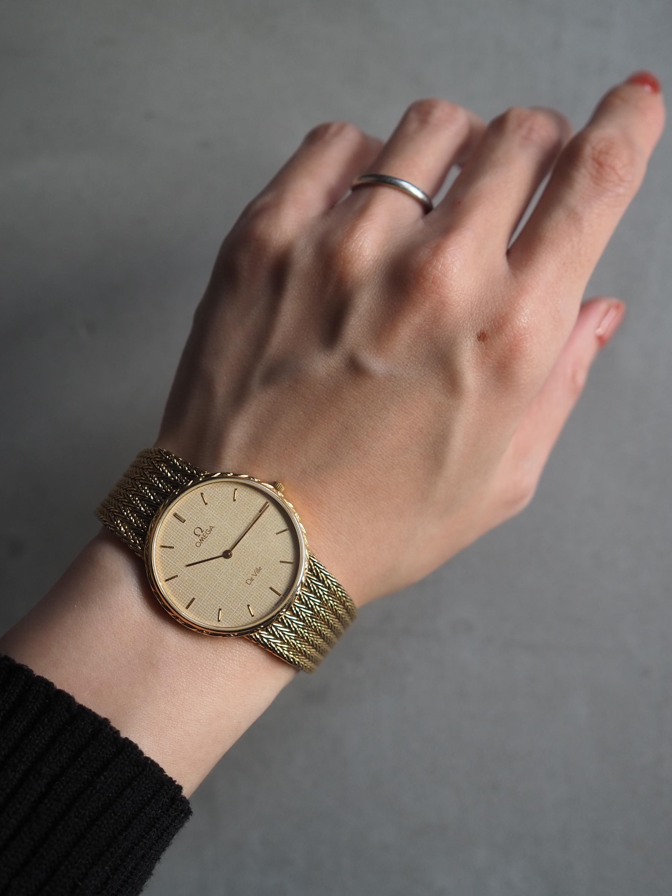 OMEGA オメガ DE VILLE デビル ラウンド ウォッチ 腕時計 クオーツ