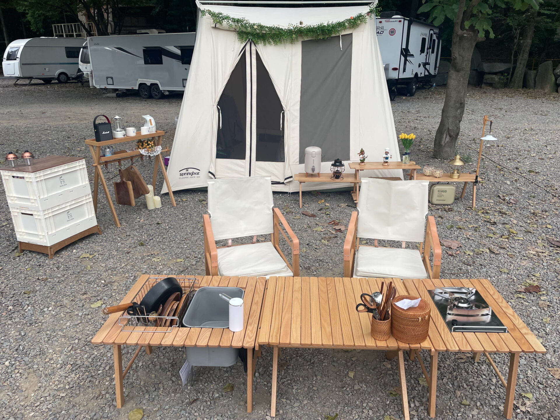 Wood LoveTable ウッドラブテーブル | ON:PING | 韓国発キャンプ