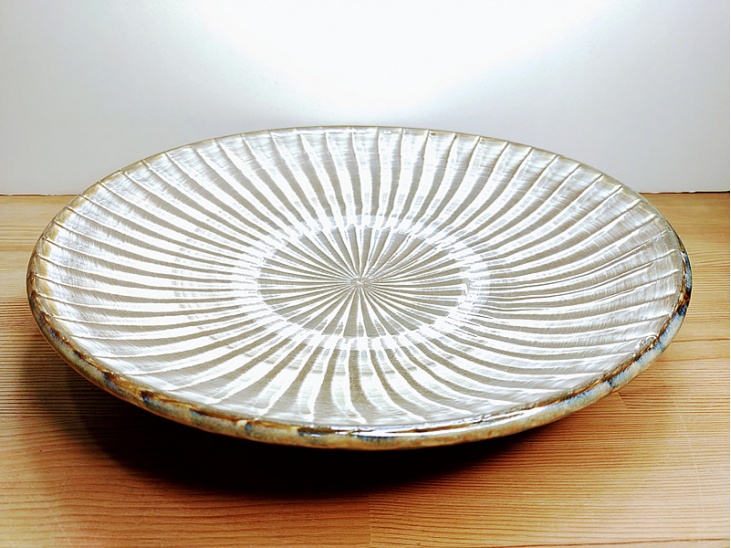 尺皿 刷毛目｜小皿・大皿｜おんた家｜小鹿田焼の器、お皿、丼、湯呑み