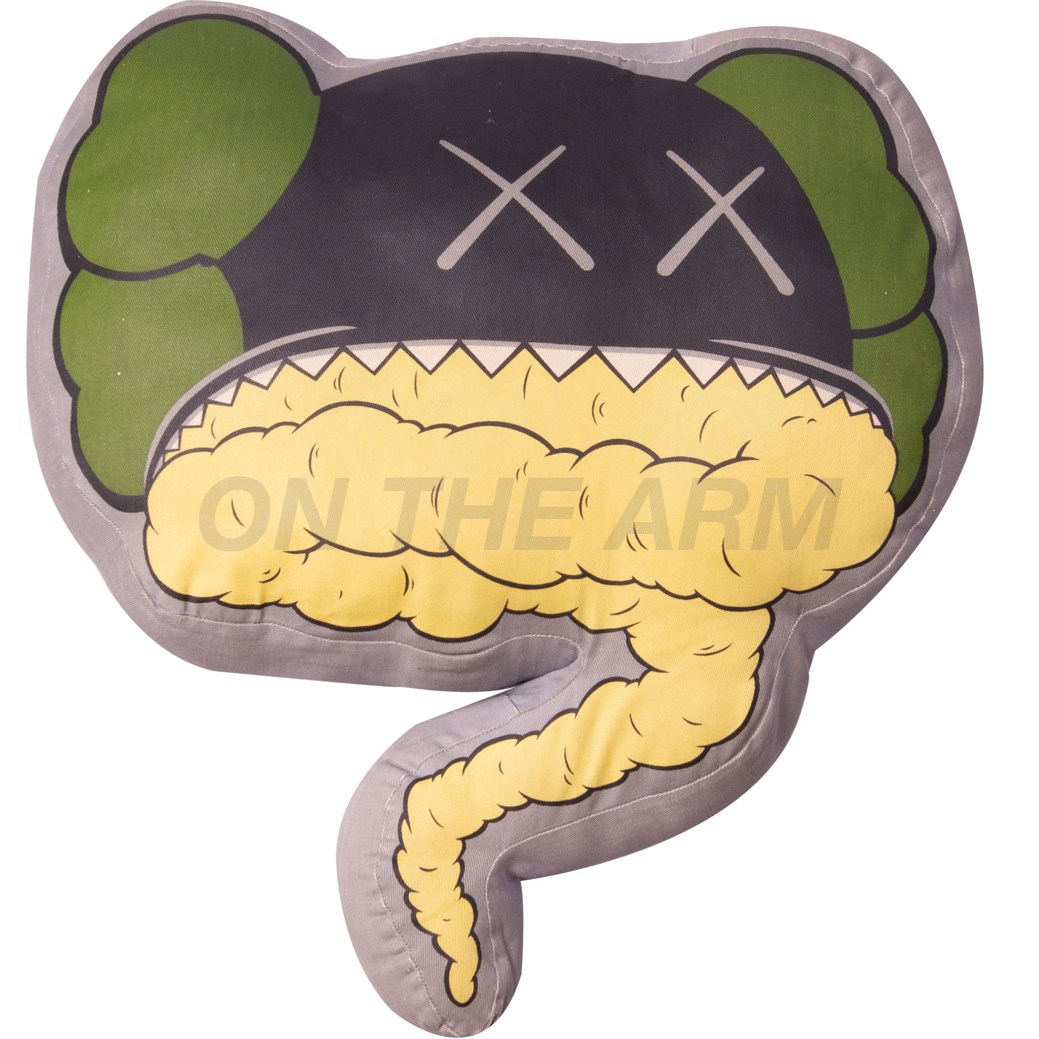 クッション・座布団 kaws original fake cushion pillow gray kaws