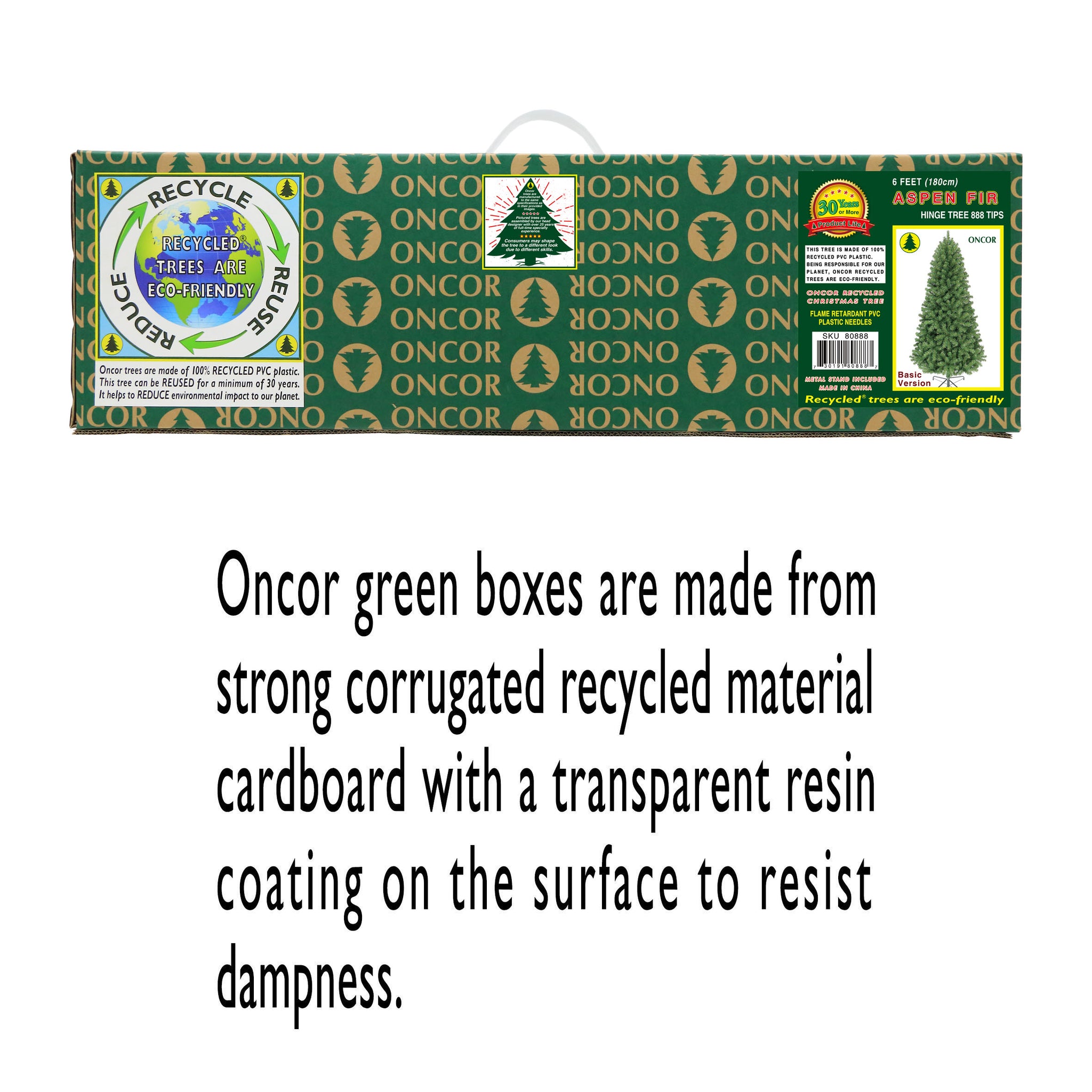 6ft Aspen Fir – Oncor Recycled Trees