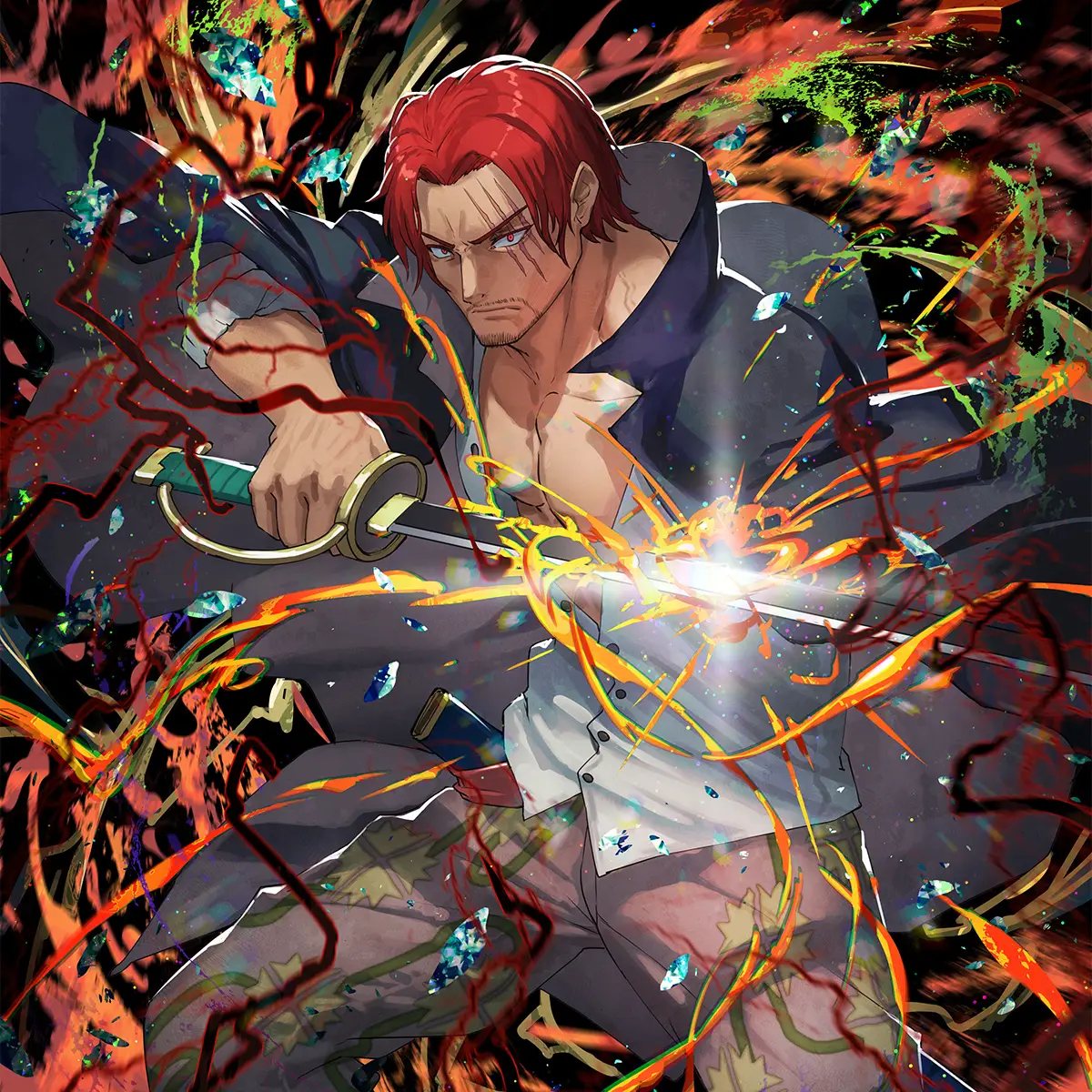 スタートデッキ 赤 シャンクス【ST-23】 − PRODUCTS｜ONE PIECEカード